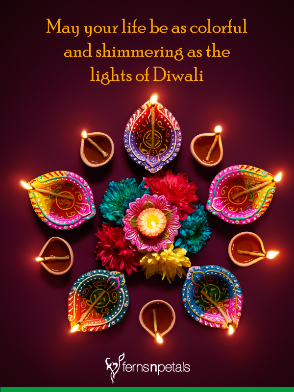 100 Happy Diwali Wishes Images Quotes Ferns N Petals