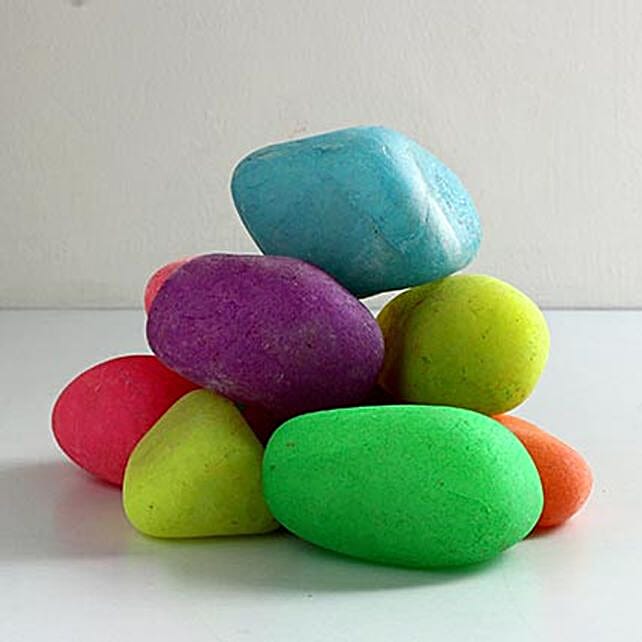 Colorful Gardening Pebbles