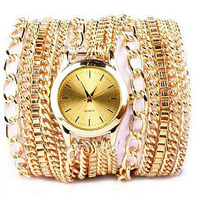 Gold Chain Watch