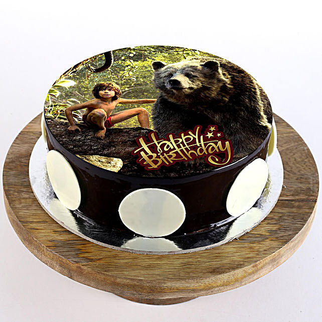Mowgli & Baloo Chocolate Cream Cake