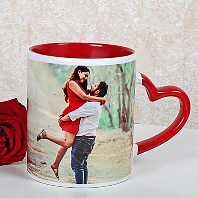 Personalized Gifts Personalised Gift Online India Ferns N Petals Personalized Red Ceramic Mug 349 399 12 Off