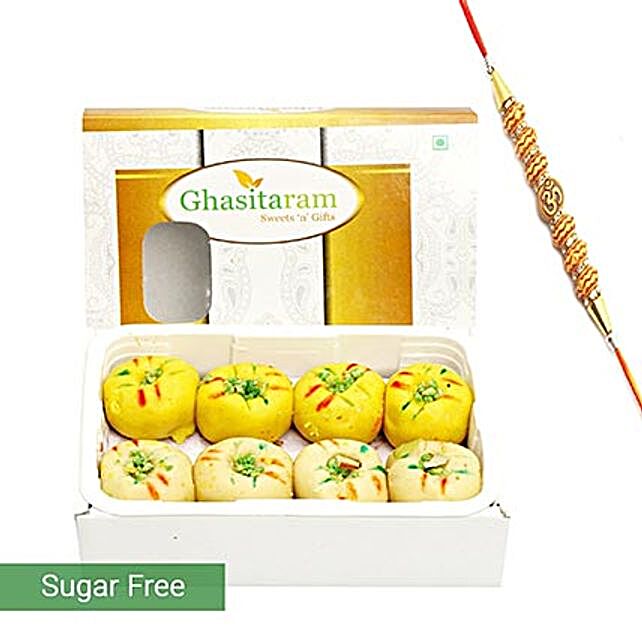 Rakhi with Sugar-Free Sweets