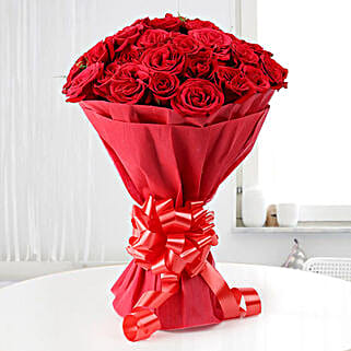 Bouquet of 30 red roses