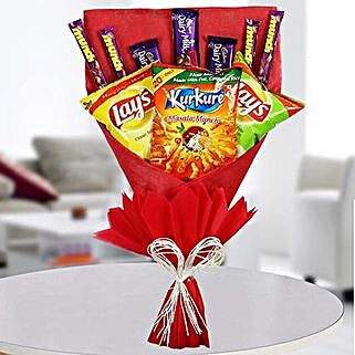 Chocolates and Chips Bouquet